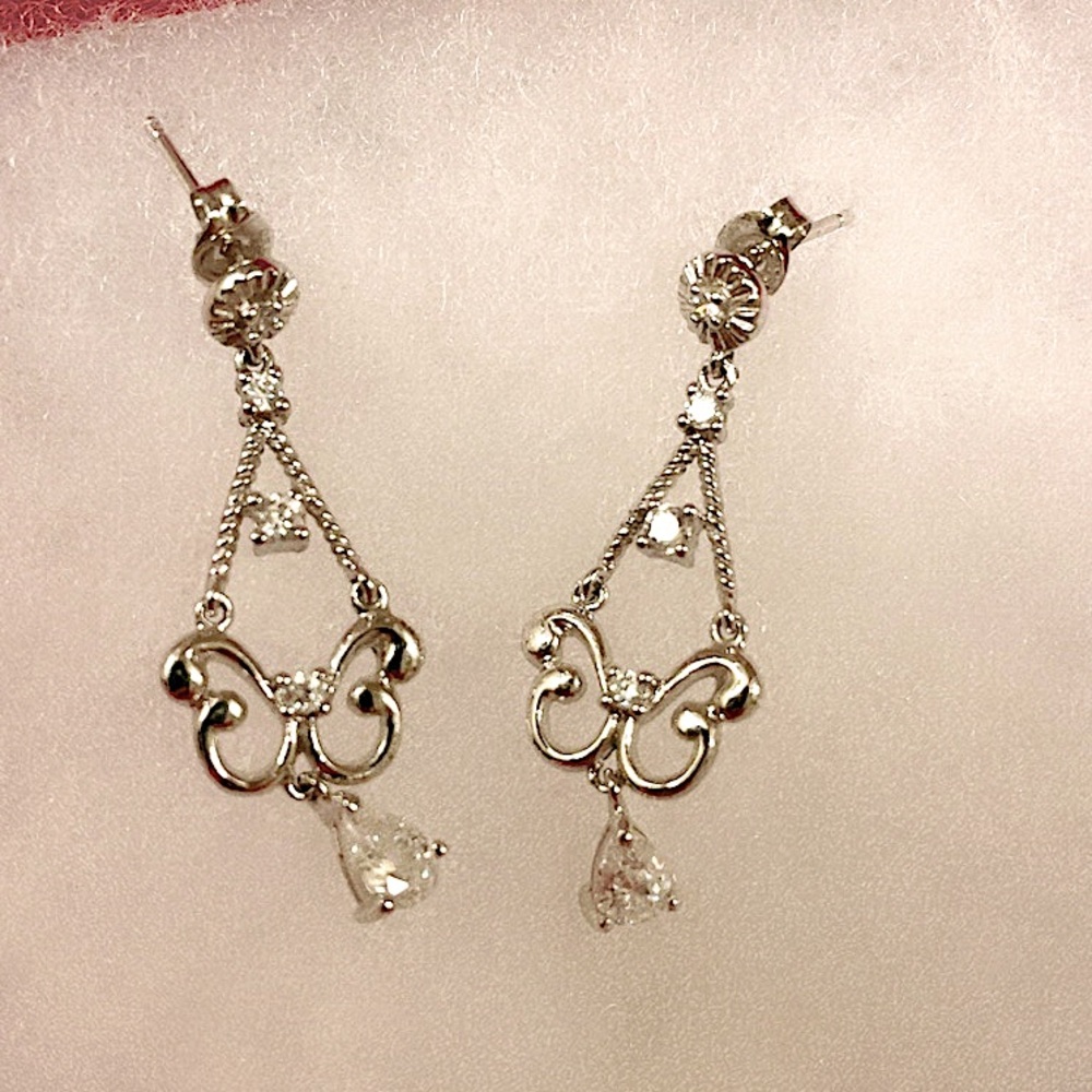 Topaz & Sterling Silver Chandelier .925K